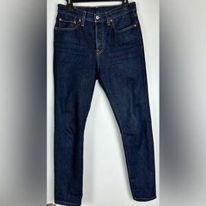 Levi’s Premium 501 Women’s Jeans 30x27 Big E High Rise Button Fly Straight Leg